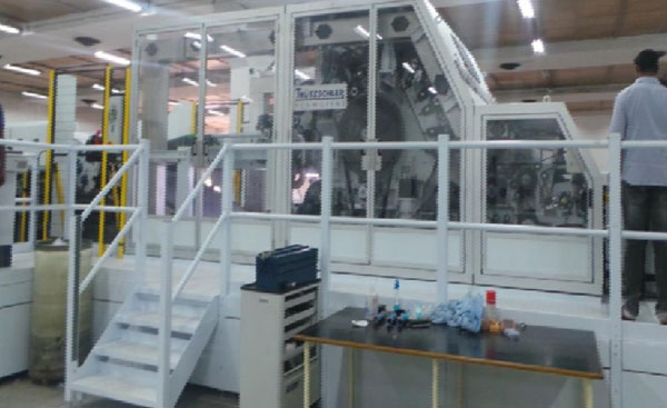 needle punching line